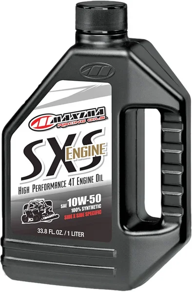 MAXIMA SXS Full Synthetic 10W50 Engine Oil - High-Performance Motorcycle Oil