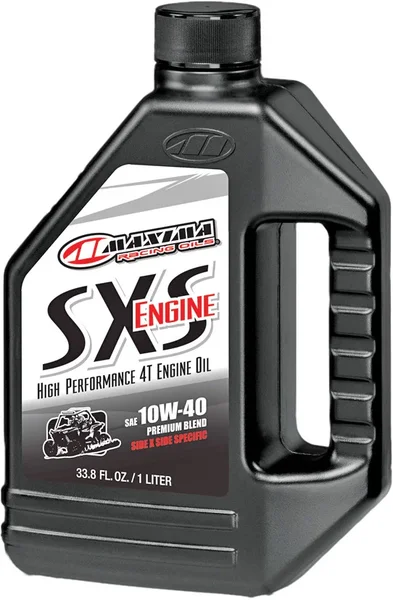 MAXIMA SXS Premium Engine Oil 10W-40 - Full Synthetic Ester-Based for High-Performance UTVs & SXS