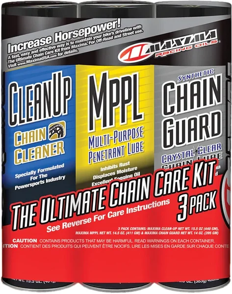 MAXIMA - 70-779203 - Ultimate Synthetic Chain Guard Care Kit