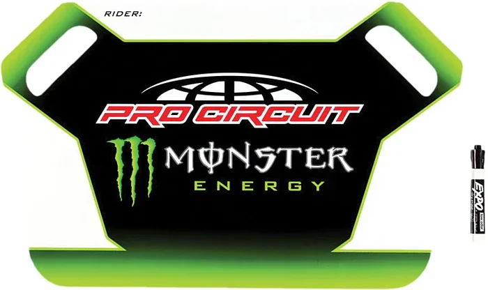 PRO CIRCUIT - 55146 - Monster Energy Pit Board w/Marker