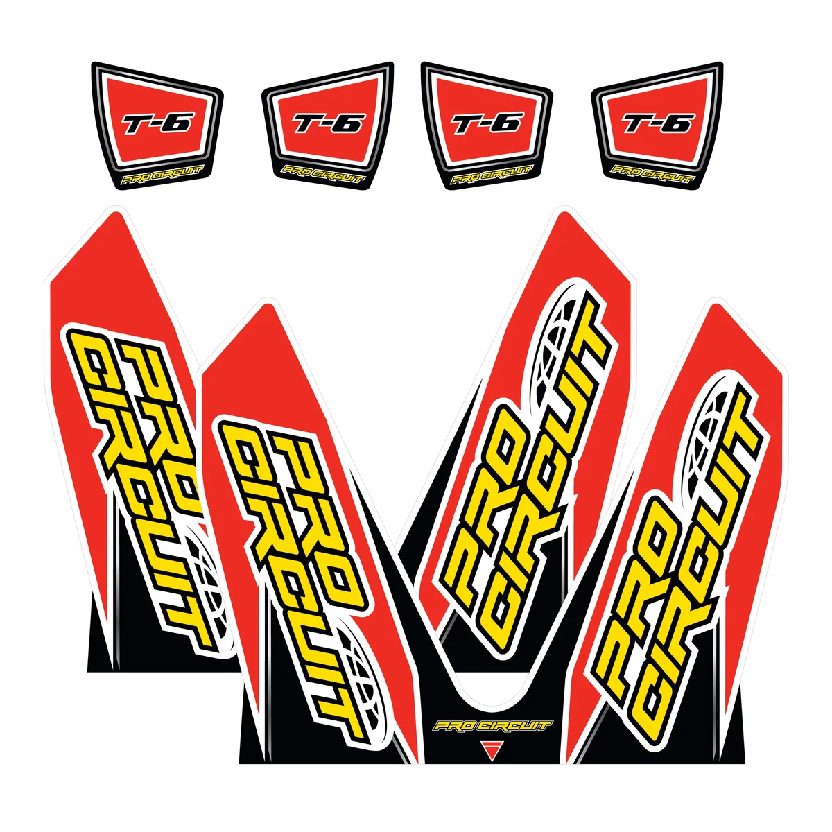 PRO CIRCUIT - DC14T6-CRF - Muffler Sticker Kit