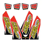 PRO CIRCUIT - DC14TI6-CRF - Muffler Sticker Kit