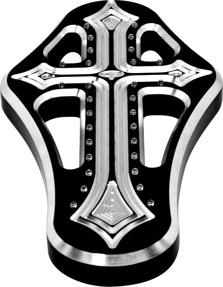 PREC. BILLET - DRK-420-ALL-BLK - Harley Davidson Passenger Floorboards