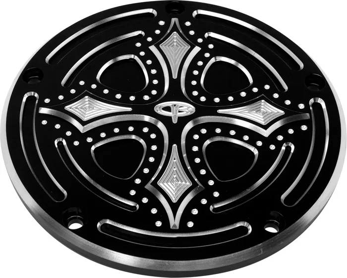 PREC. BILLET - DRK-230-5H-BLK - Billet Derby Cover