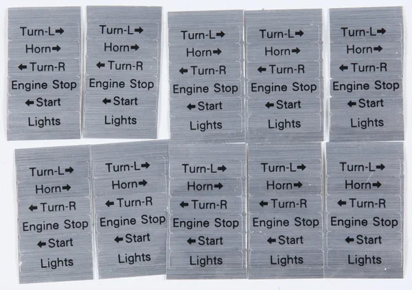 HARDDRIVE - 26-019 - Hand Controls Decals