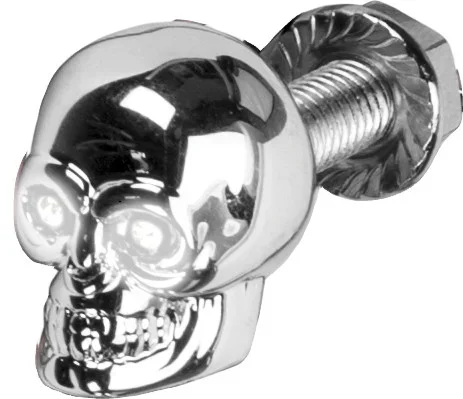 HARDDRIVE - H040081 - Lighted Skull License Plate Screw