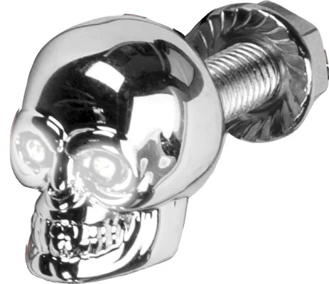 HARDDRIVE - H040081 - Lighted Skull License Plate Screw