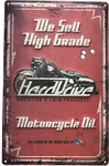 HARDDRIVE - HARDRIVE OIL SIGN - M/C Oil Sign