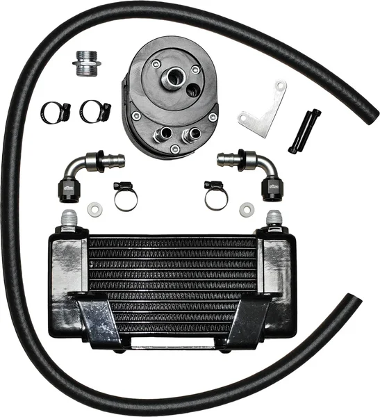 JAGG 750-2000 Vertical Front Mount Wideline Oil Cooler - 20-Row High-Capacity Engine Cooling System