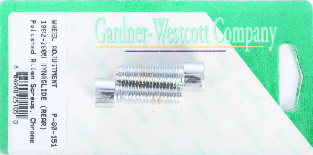 GARDNERWESTCOTT - P-80-151 - Rear Wheel Adjustment Bolts