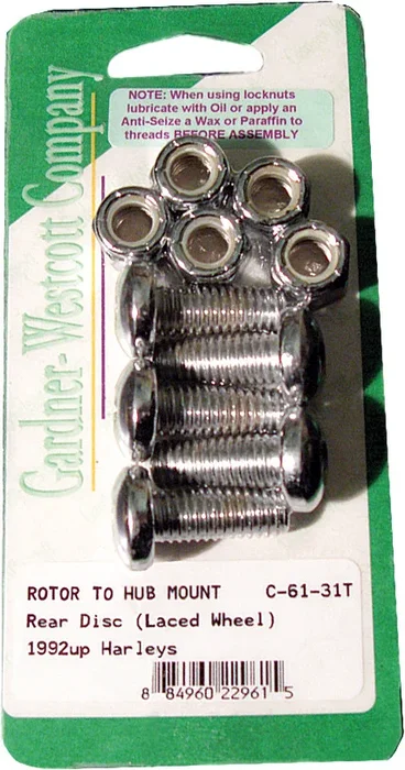 GARDNERWESTCOTT - C-61-31T - Brake Rotor Bolts