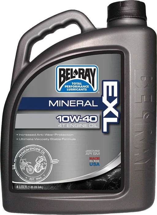 BEL-RAY - 99090-B4LW - EXL Mineral 4T Engine Oil