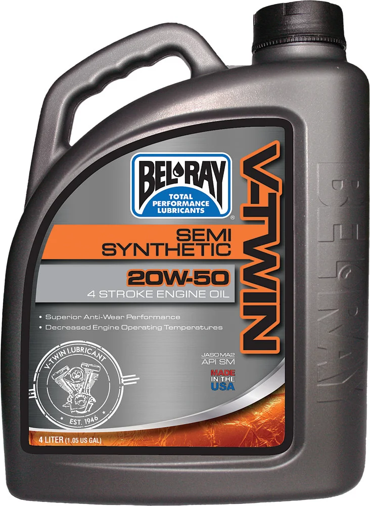BEL-RAY - 96910-BT4 - V-Twin Semi-Synthetic Engine Oil