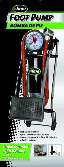 SLIME - 2061-A - Tire Repair Foot Pump