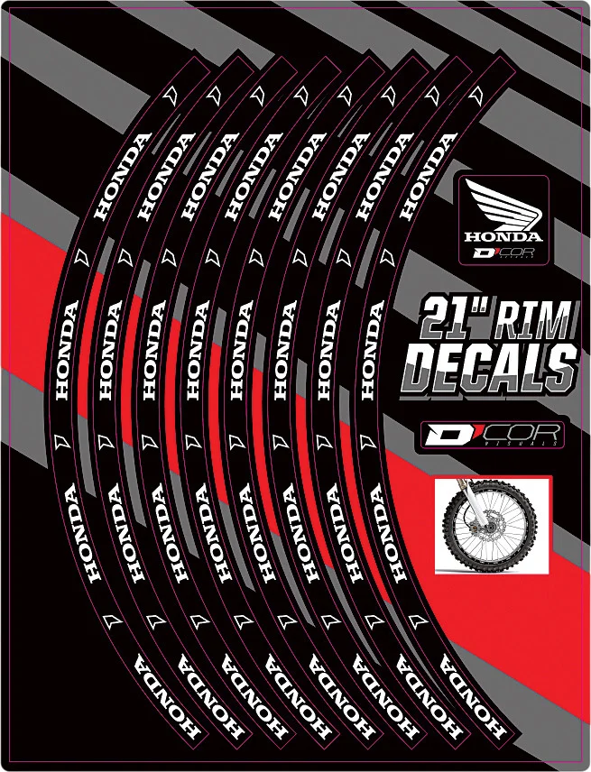D-COR - 40-80-200 - Rim Decals