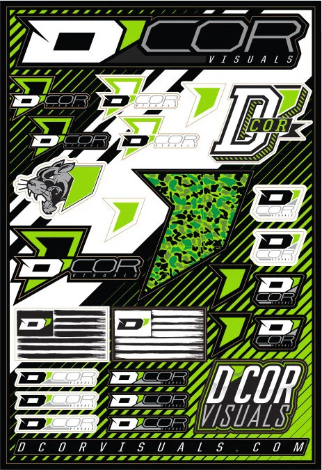 D-COR - 40-90-106 - Decal Sheet
