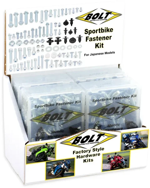 BOLT 2007-6SB Sportbike Track Pack - High-Performance Sintered Copper Hardware for Sportbikes