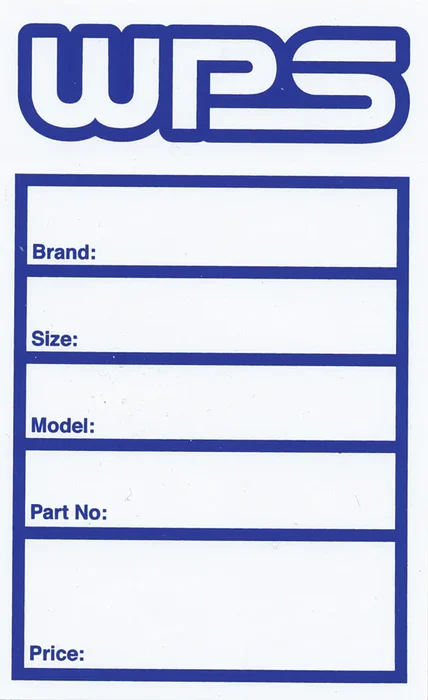 WPS - WPS TIRE STICKER - Tire Labels