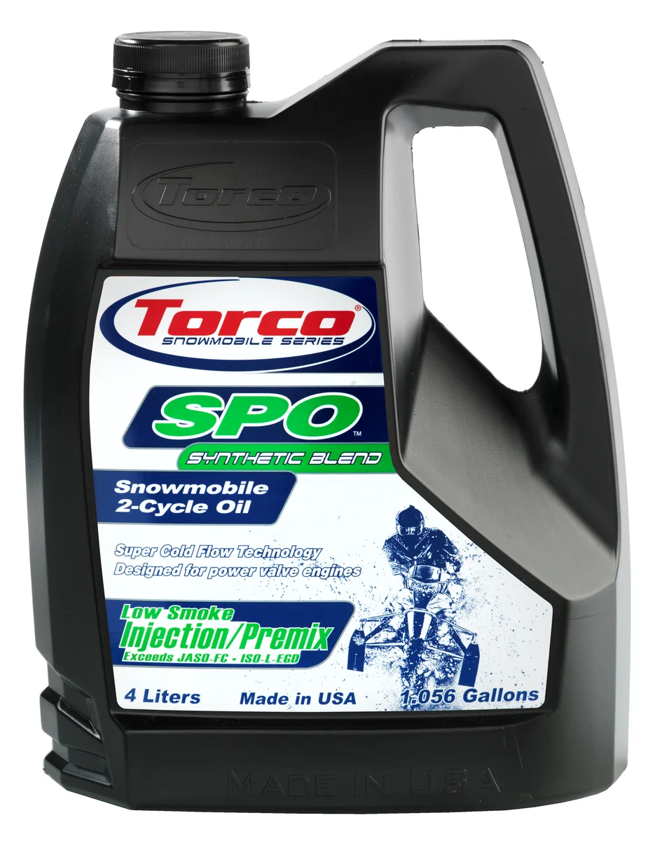 TORCO S970077SE SPO Synthetic/Petroleum 2-Cycle Snowmobile Oil - 1 Quart 50:1 to 100:1 Mix Ratio