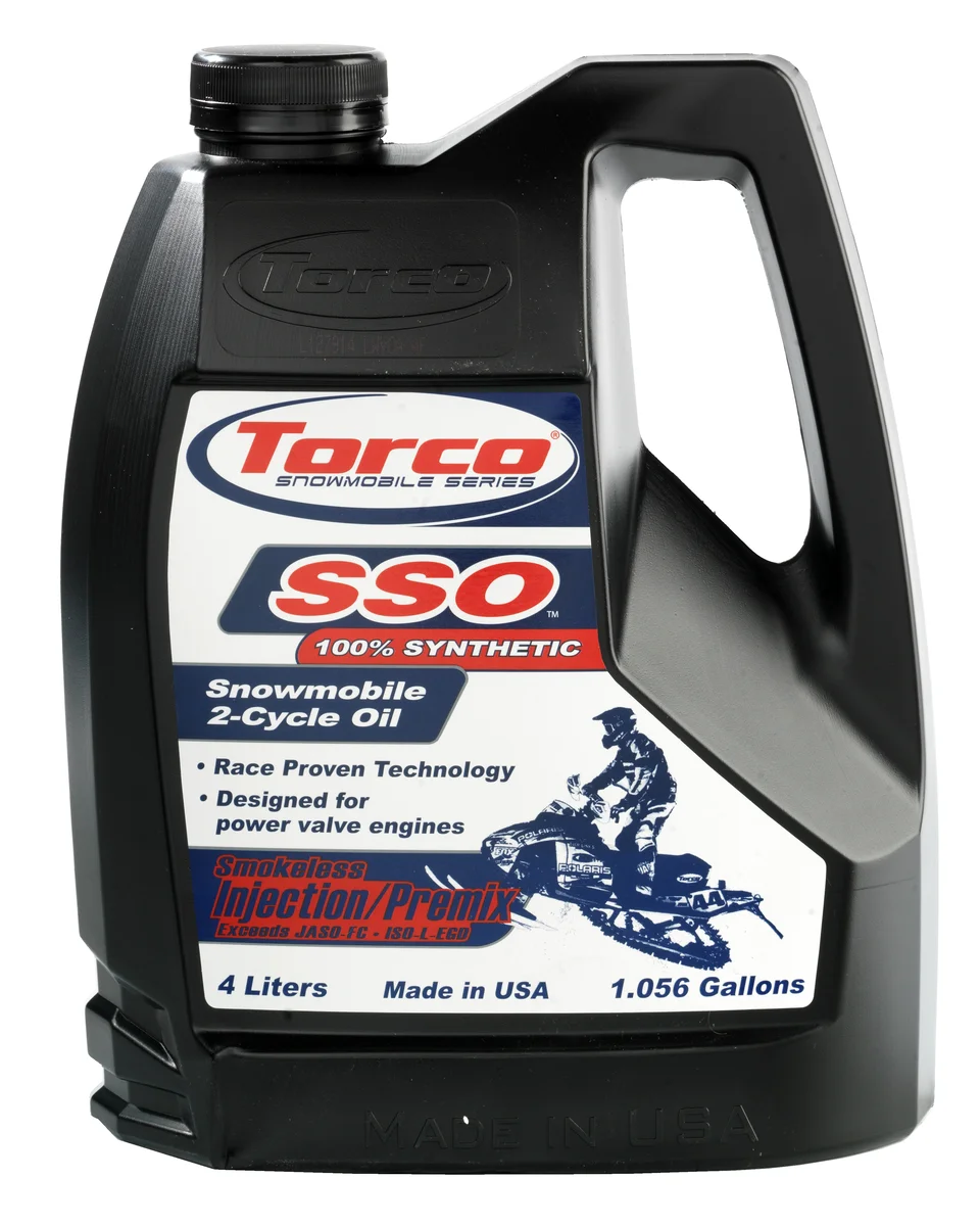 TORCO SSO 100% Synthetic Smokeless 2-Cycle Oil for Snowmobiles – 1 Quart (32 fl oz) | Low Flash/ASH | JASO FD Certified