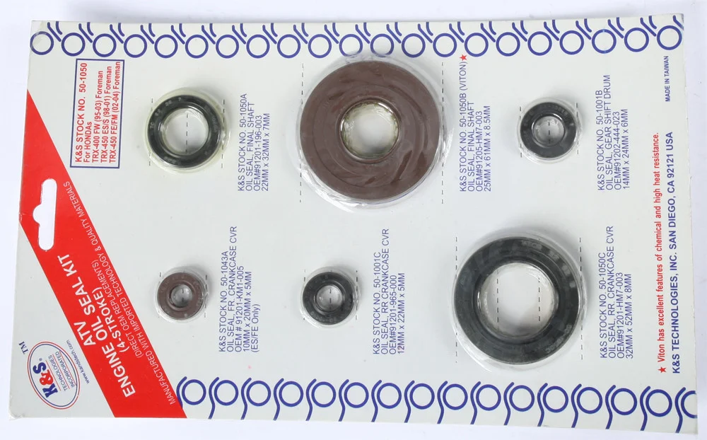 K&S - 50-1050 - Engine Oil Seal Kit