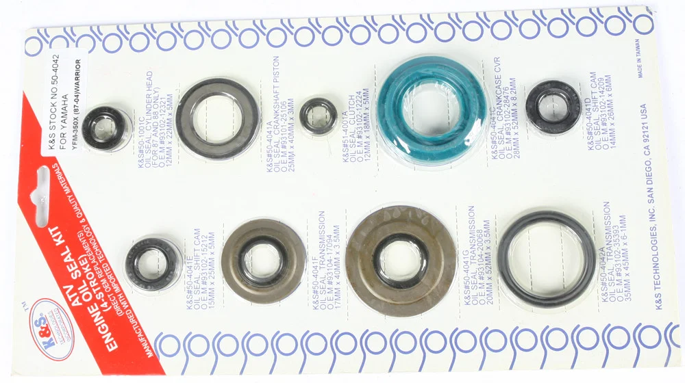 K&S - 50-4042 - Engine Oil Seal Kit