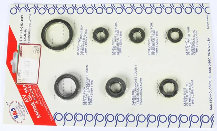 K&S - 50-4043 - Engine Oil Seal Kit