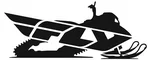 FLY RACING - FLY SNOW 45" TRAILER - Snow Sticker