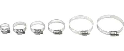HELIX 111-6204 Stainless Steel Hose Clamps - Durable, Reliable Clamping Solution for Powersports