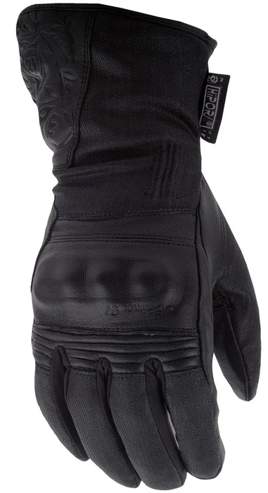 HIGHWAY 21 - #5884 489-0096~6 - Women's Black Rose Gloves