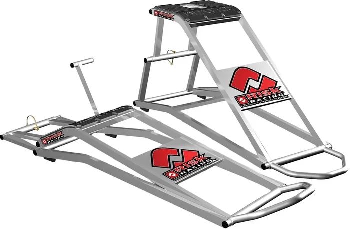 RISK RACING No-Lift Bike Lift - Easy Ride-On Stand for 77-829 Models