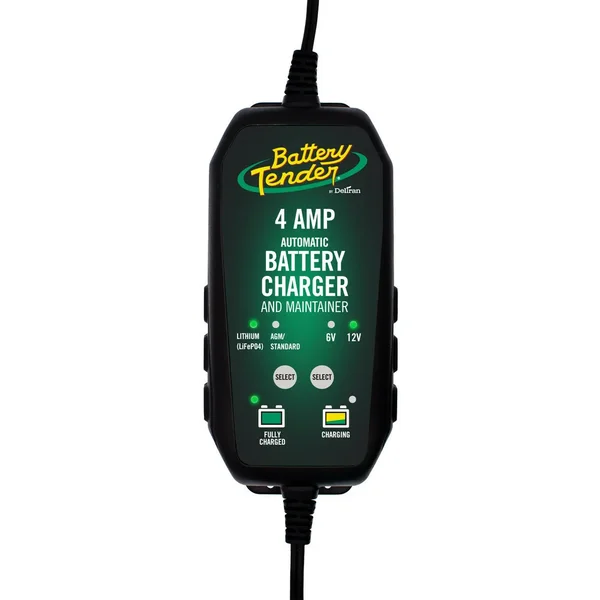 BATTERY TENDER - 022-0209-BT-WH - 4 Amp Selectable Battery Charger