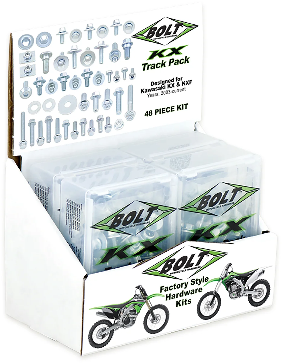 BOLT 2014-6KXTP KX/KXF Track Pack II - High-Performance Hardware Kit for Racing & Off-Road