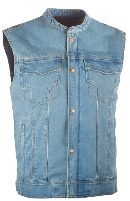 HIGHWAY 21 - #6049 489-1079~4 - Iron Sights Club Collar Denim Vest