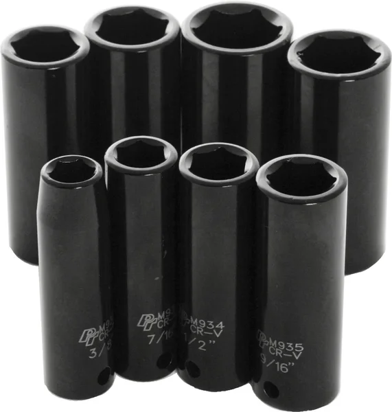 PERFORMANCE TOOL - M594DB - 3/8" SAE Impact Socket Set