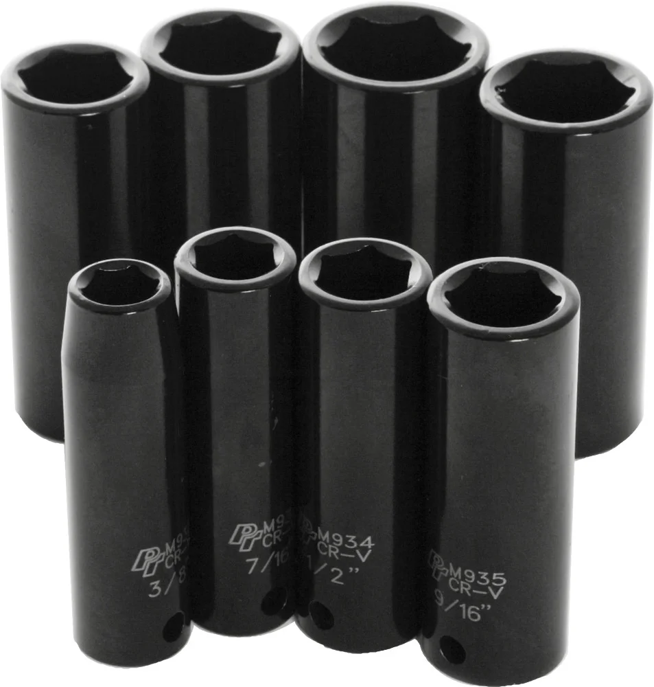 PERFORMANCE TOOL - M594DB - 3/8" SAE Impact Socket Set
