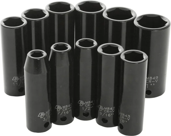 PERFORMANCE TOOL - M590DB - 1/2" SAE Impact Socket Set