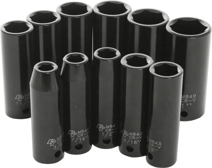 PERFORMANCE TOOL - M590DB - 1/2" SAE Impact Socket Set