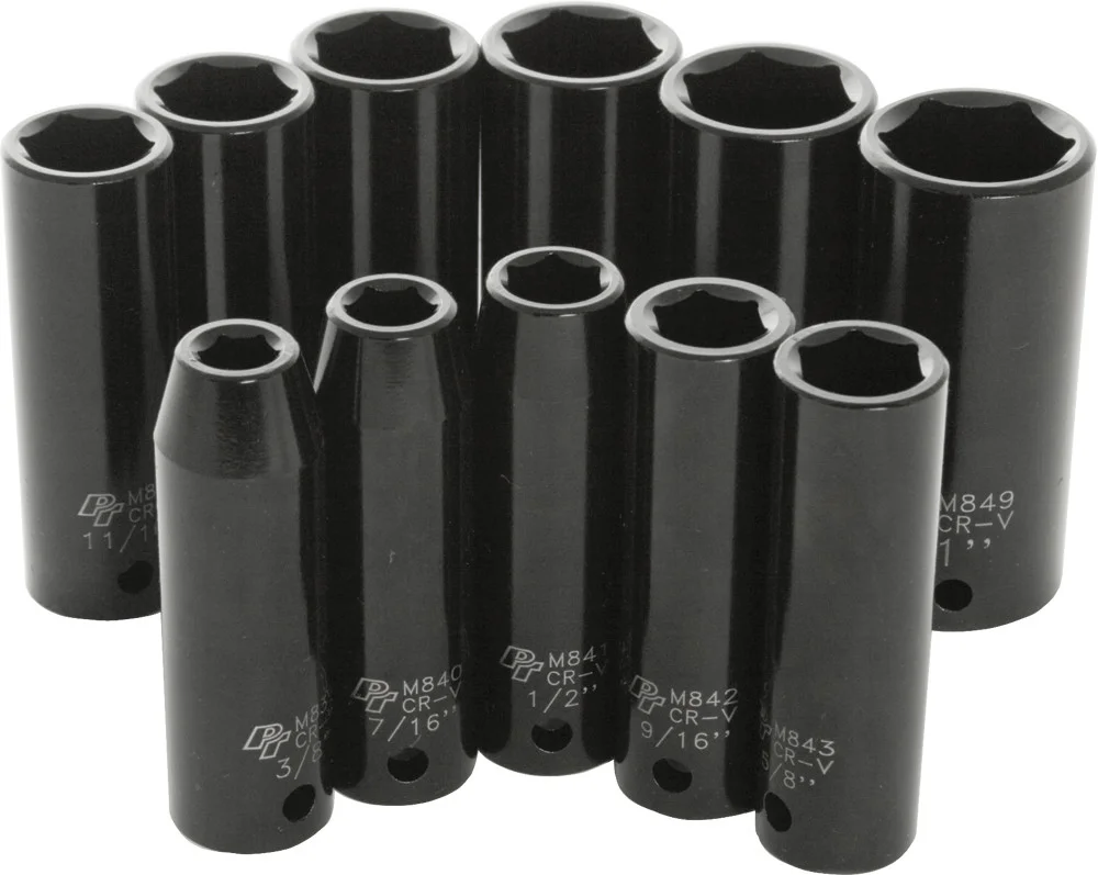 PERFORMANCE TOOL - M590DB - 1/2" SAE Impact Socket Set
