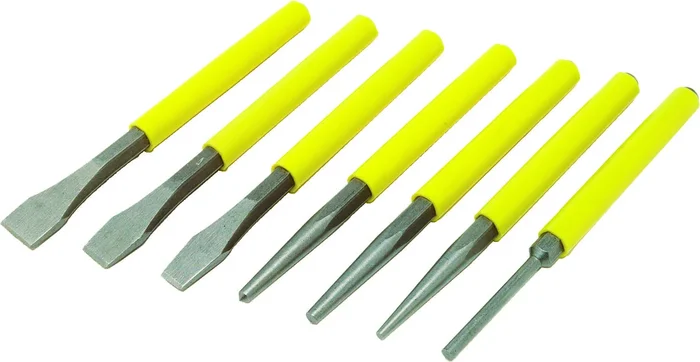 PERFORMANCE TOOL - W750 - 7 Piece Chisel & Punch Set