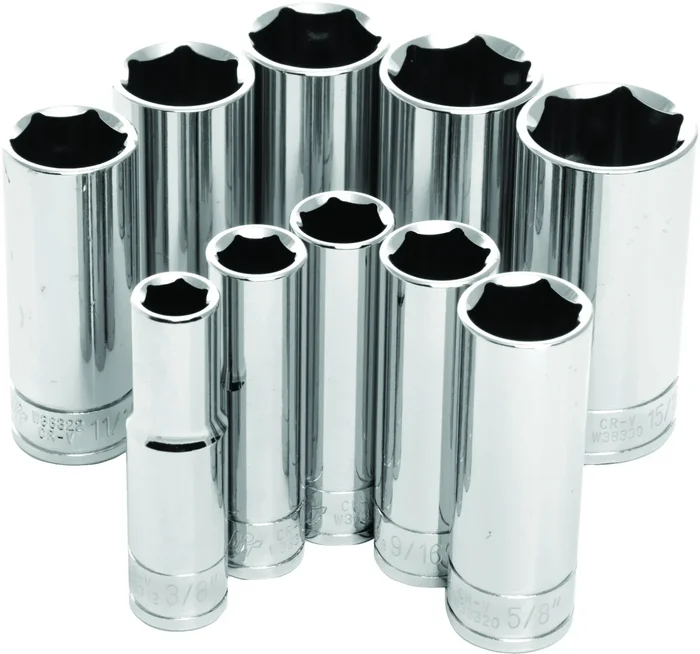 PERFORMANCE TOOL - W38300 - 3/8" SAE Socket Set
