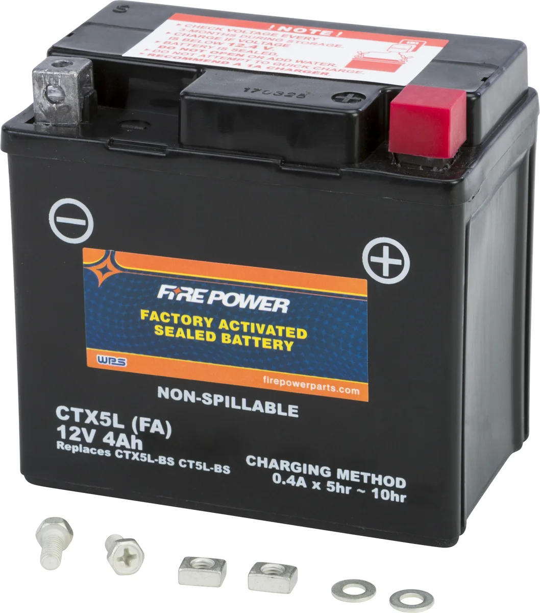 FIRE POWER - CTX5L-BS(FA) - Factory Activated Sealed Battery