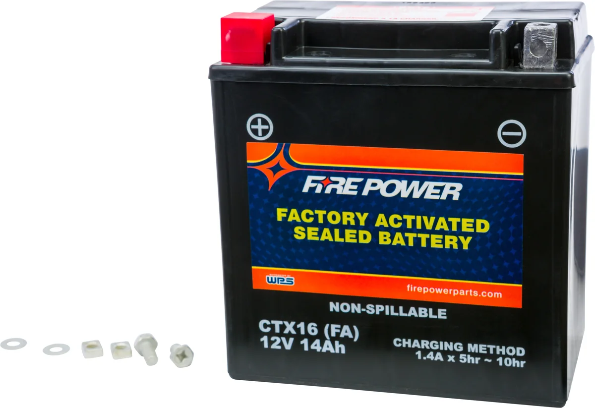 FIRE POWER - CTX16-BS (FA) - Factory Activated Sealed Battery