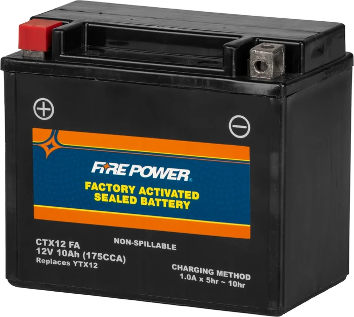 FIRE POWER - CTX12-BS(FA) - Factory Activated Sealed Battery