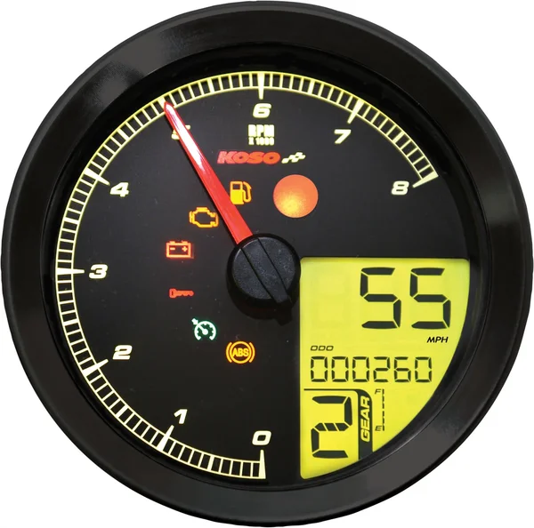 KOSO - BA051211 - LCD Color Change Speedo and Tachometer