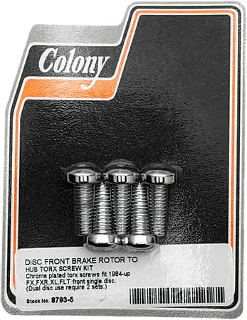 COLONY MACHINE - 8793-5 - Brake Rotor Screw Kit