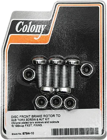 COLONY MACHINE - 8794-10 - Brake Rotor Screw Kit