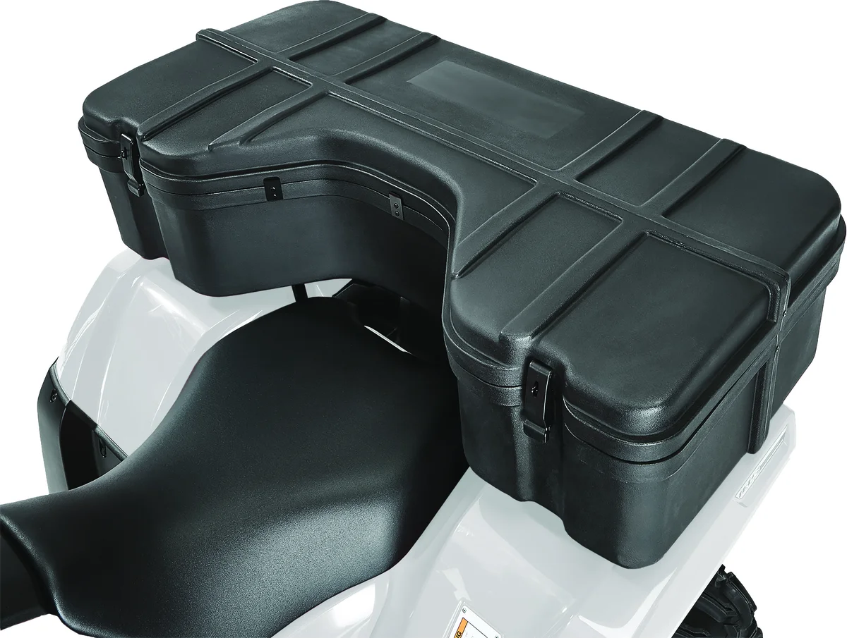 OPEN TRAIL Large Rear ATV Cargo Box - 4.2 Cubic Ft Durable Luggage Carrier with Lockable Latches