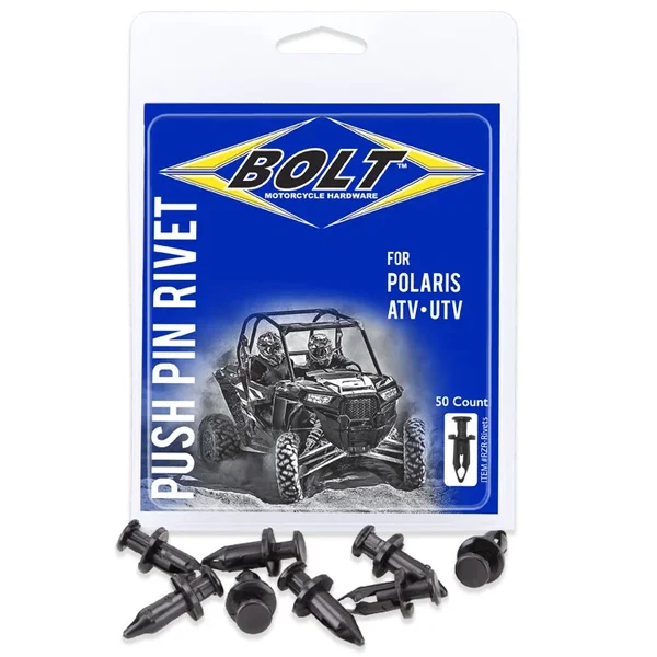 BOLT RZR-RIVETS ATV Nylon Rivet Kit - Durable Hardware for Off-Road Vehicles