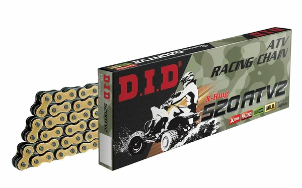 D.I.D 520ATV2104FB ATV X-Ring Sealed Chain - Durable, Low Maintenance ATV Chain